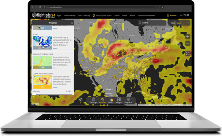ejemplo de datos de una api meteorológica de intergation con baron