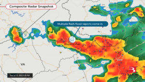 Informes sobre inundaciones en VA