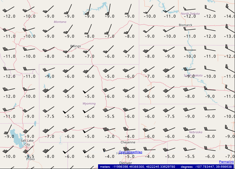 Imagen de un modelo global de Viento y Temperatura-vector-temp-variable-altitudes