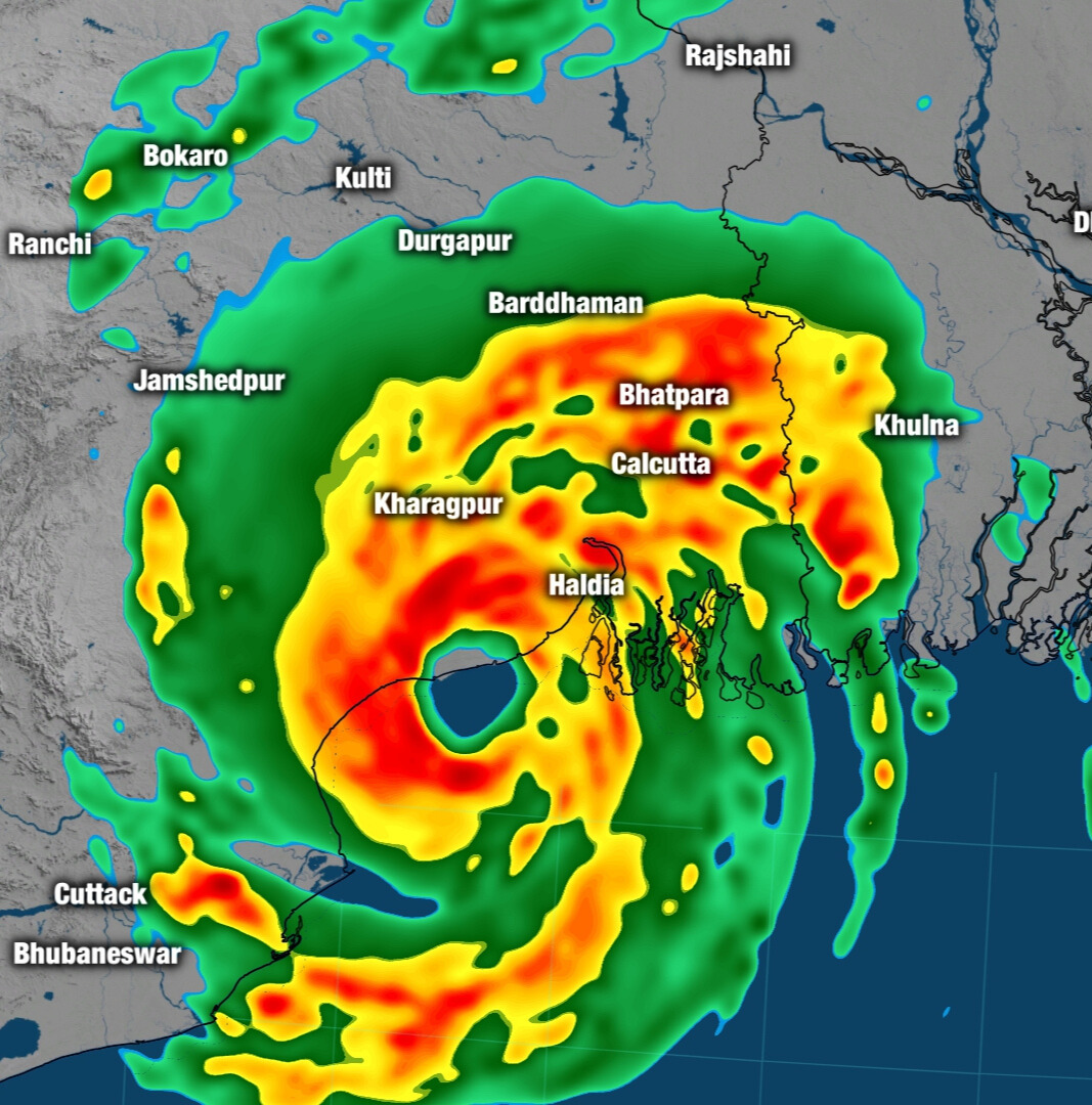 Modelo BKG Precip Cyclone Dana